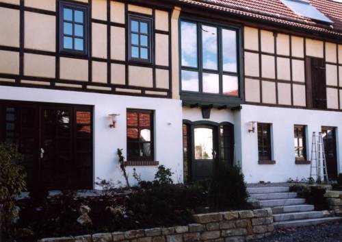 fachwerkhaus mit Weru Fenstern